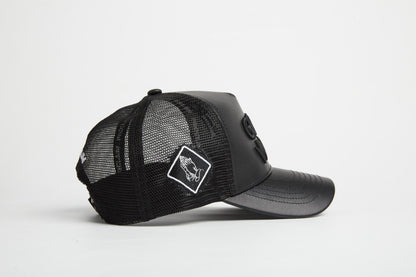 God's Work- Asphalt Leather / Signature Series Snap-back