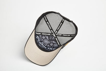Pray Grind Repeat- Signature Series Black Mesh Snap-Back